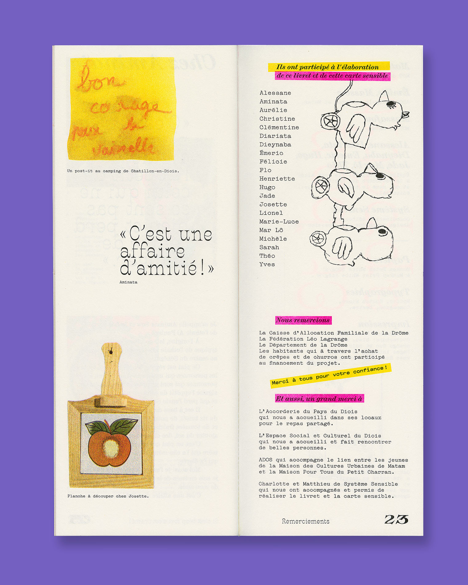 Atelier éditorial avec la MPT du Petit Charran à Valence