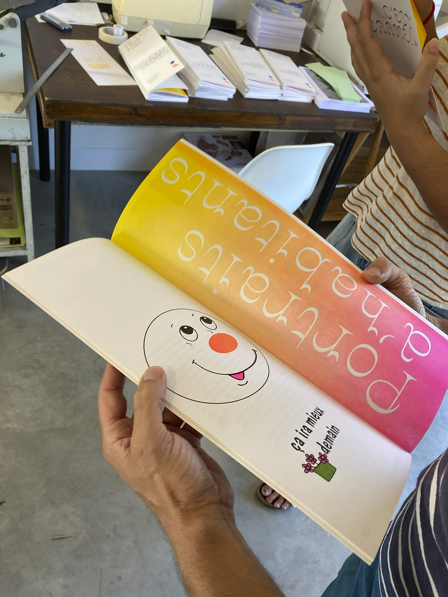 Atelier éditorial avec la MPT du Petit Charran à Valence