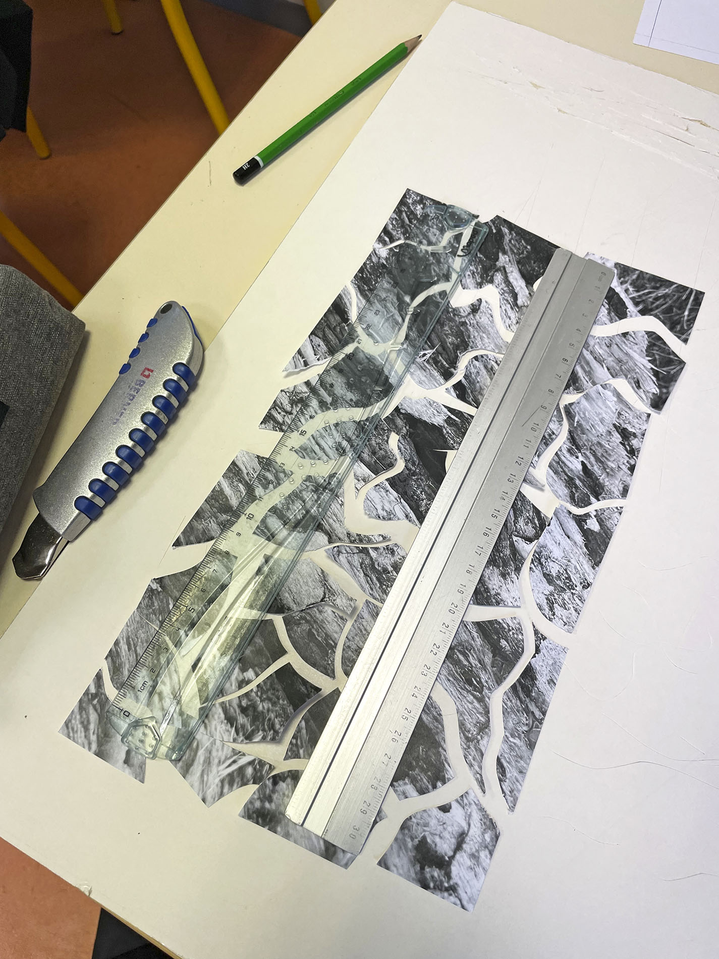 Atelier Cut/Paste/Print au Lycée Agrotechnologique d’Annonay