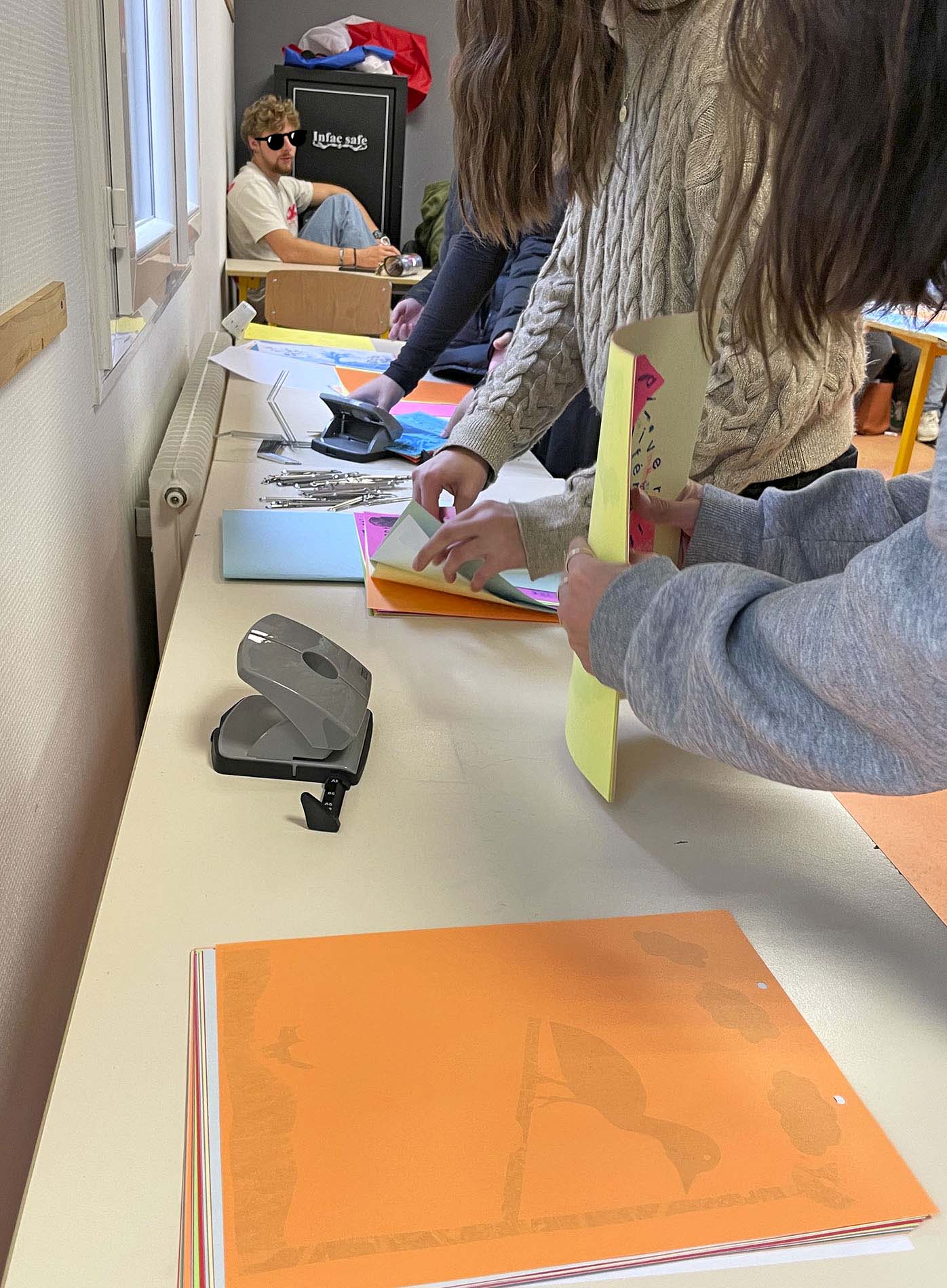 Atelier Cut/Paste/Print au Lycée Agrotechnologique d’Annonay