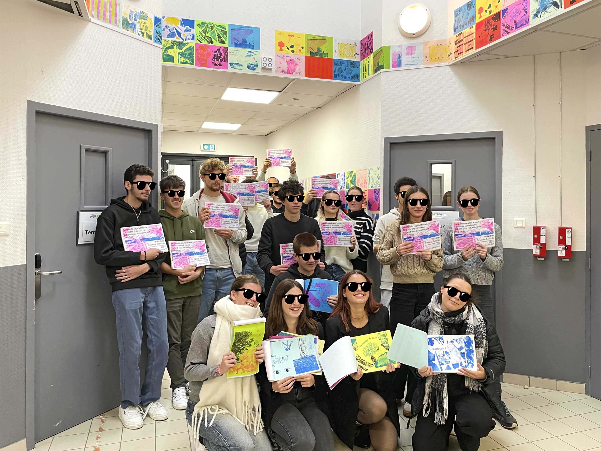 Atelier Cut/Paste/Print au Lycée Agrotechnologique d’Annonay