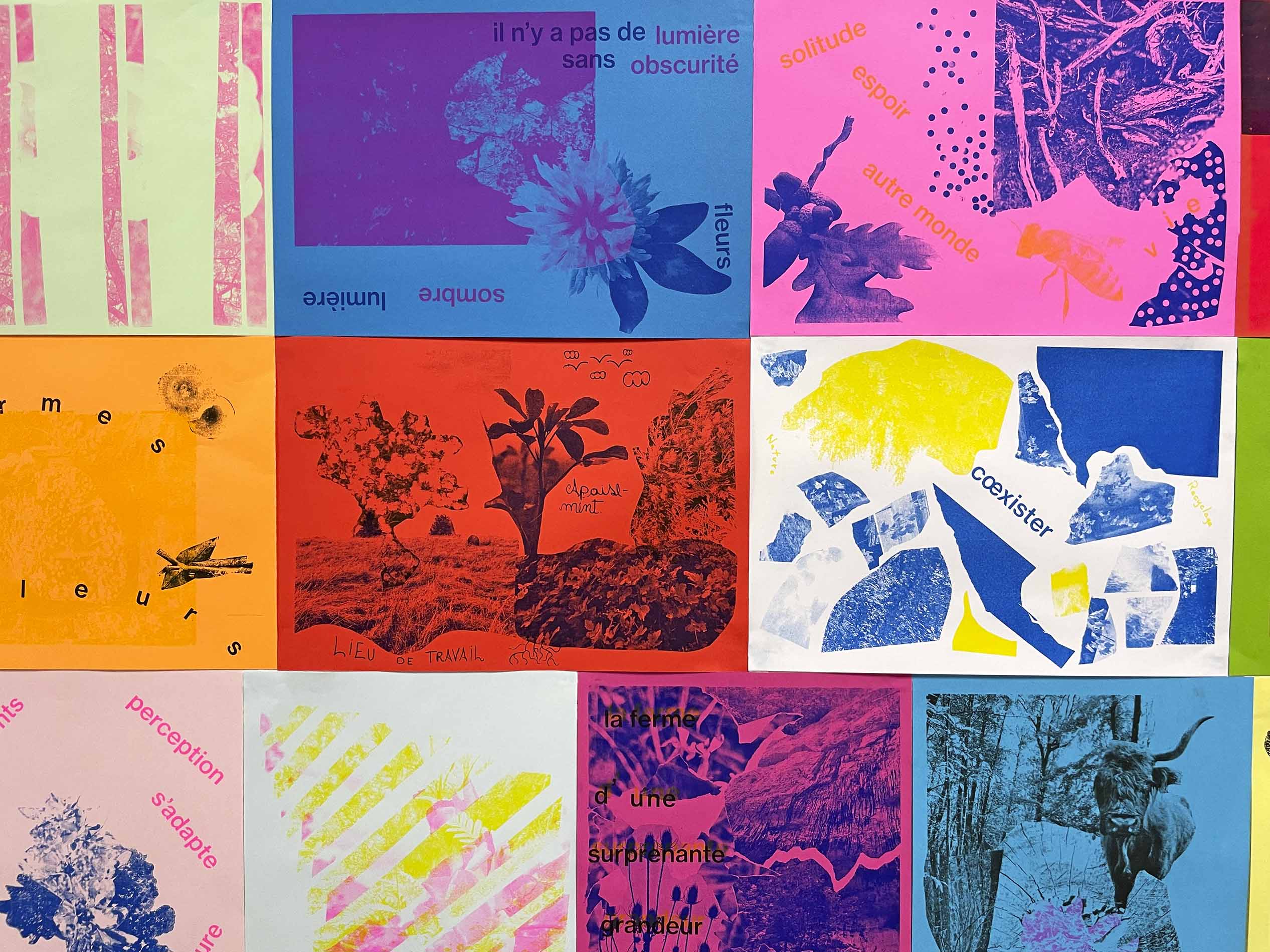 Atelier Cut/Paste/Print au Lycée Agrotechnologique d’Annonay