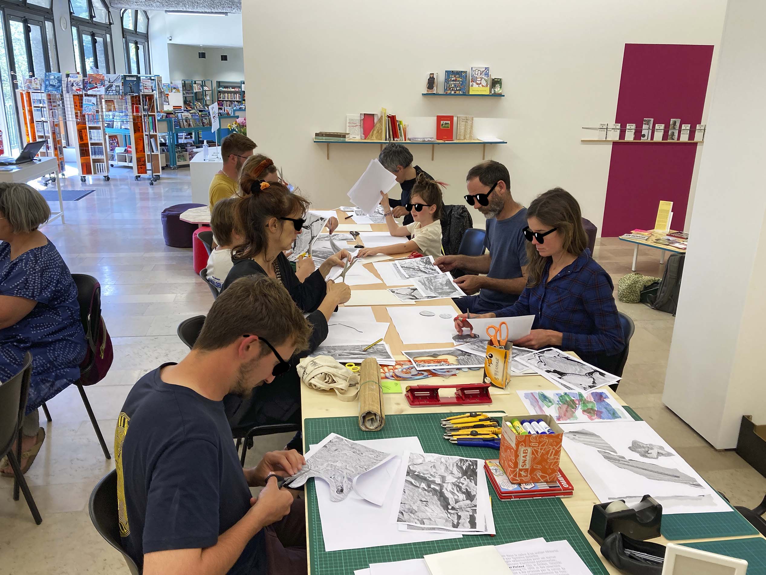 Atelier éditorial Cut/Paste/Print à la Halle