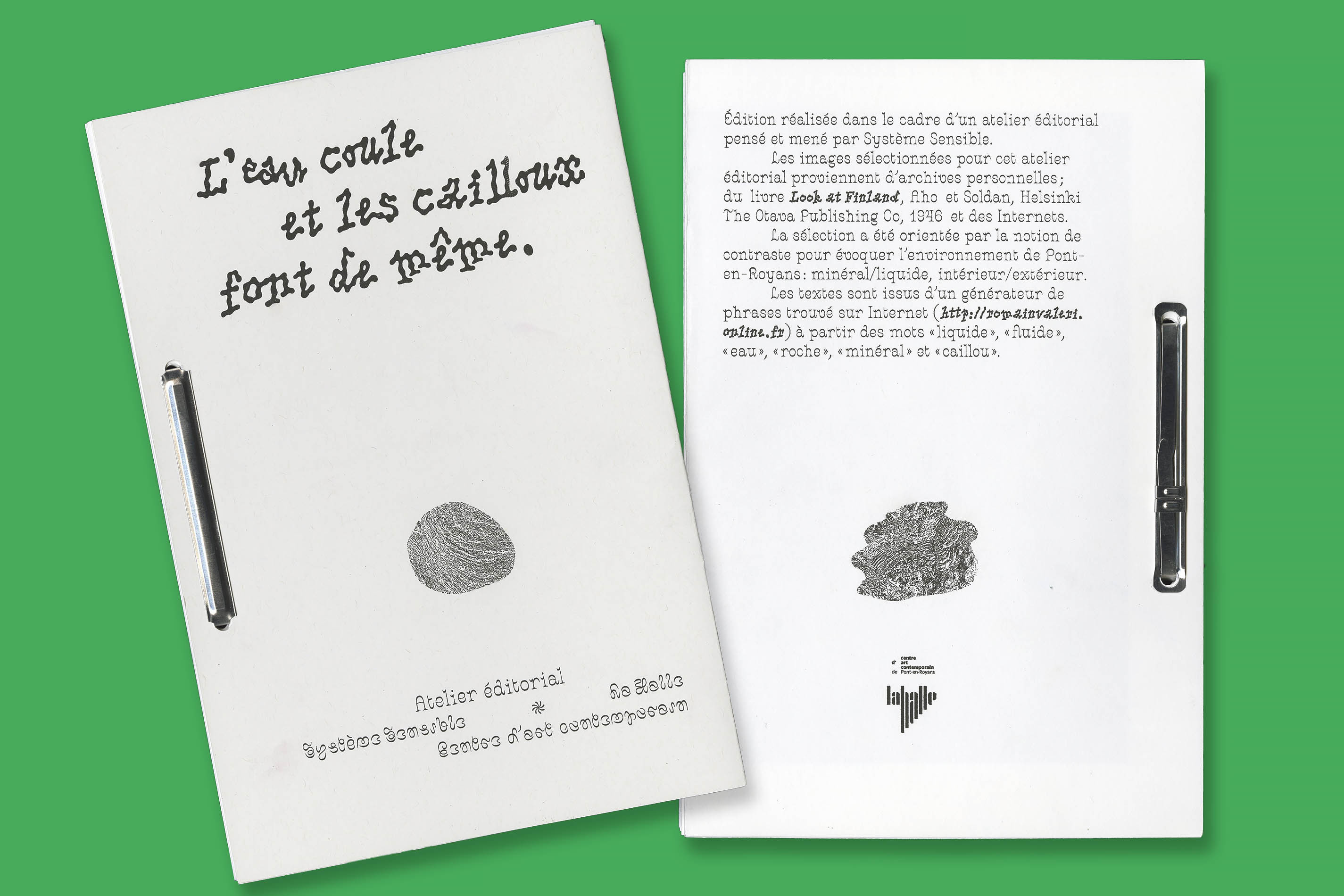 Atelier éditorial Cut/Paste/Print à la Halle