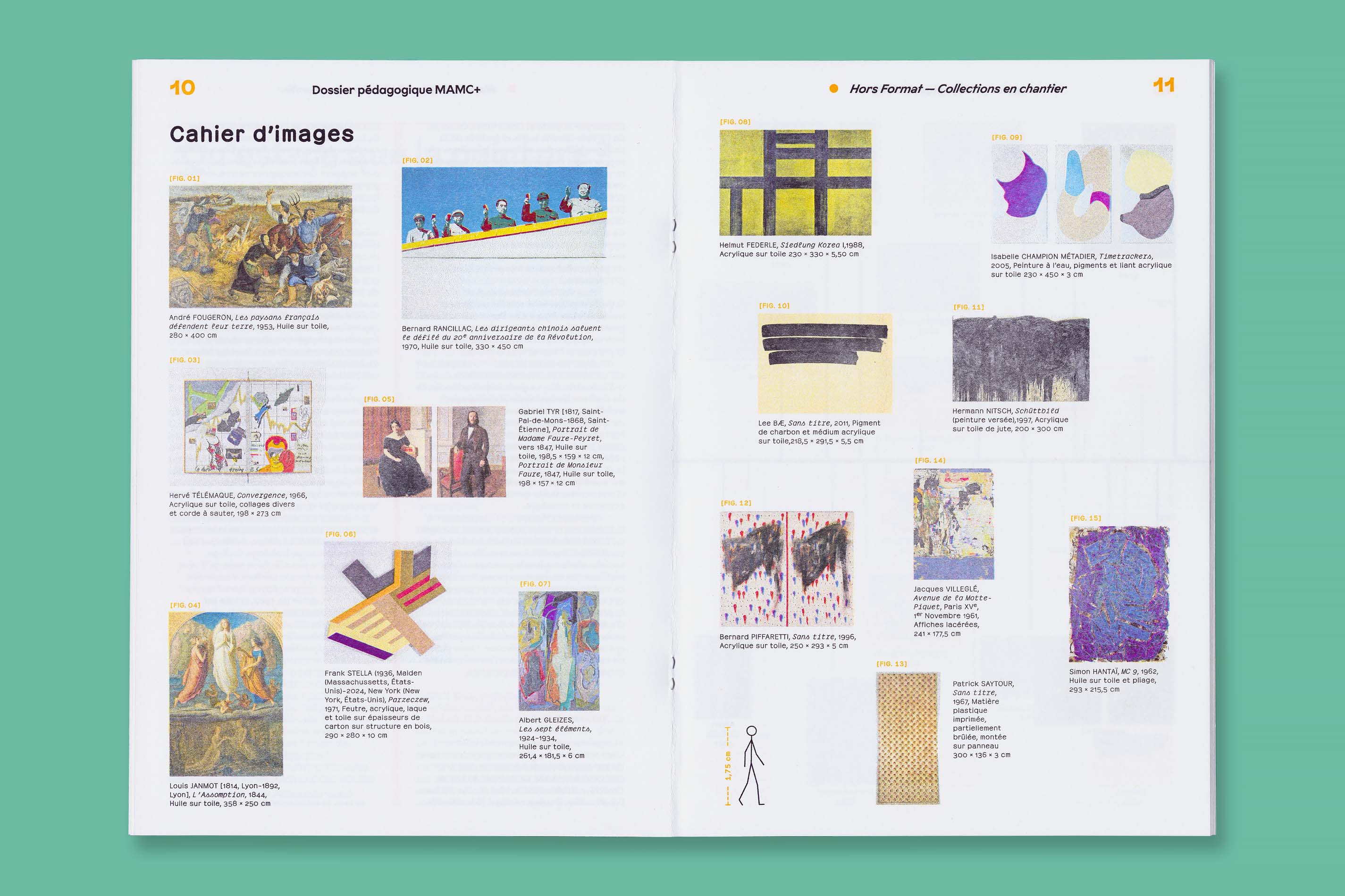 Identité visuelle, design graphique et impression en risographie des fiches et dossier pédagogiques du MAMC+