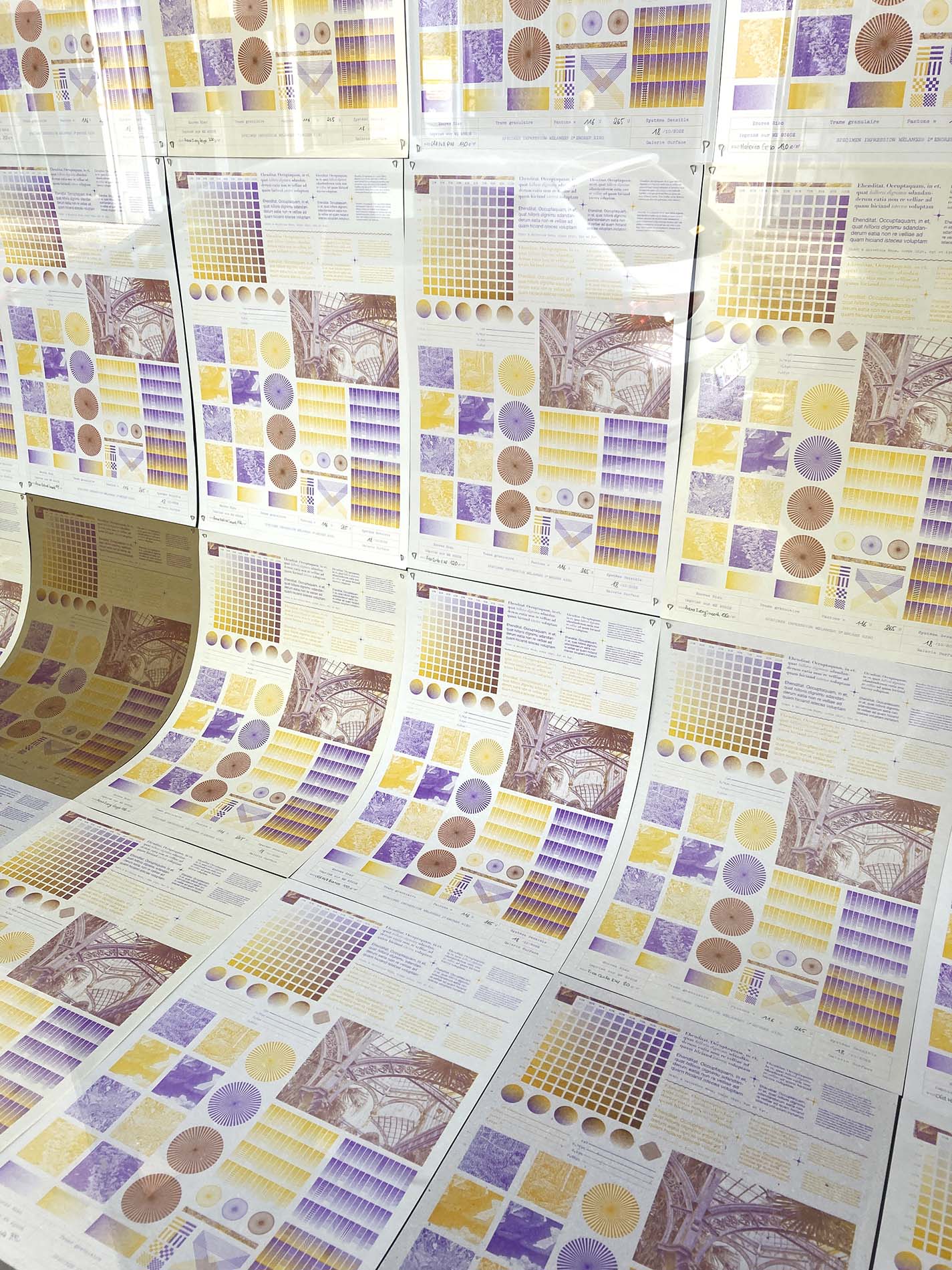Print Test, exposition personnelle de design graphique à la Galerie Surface