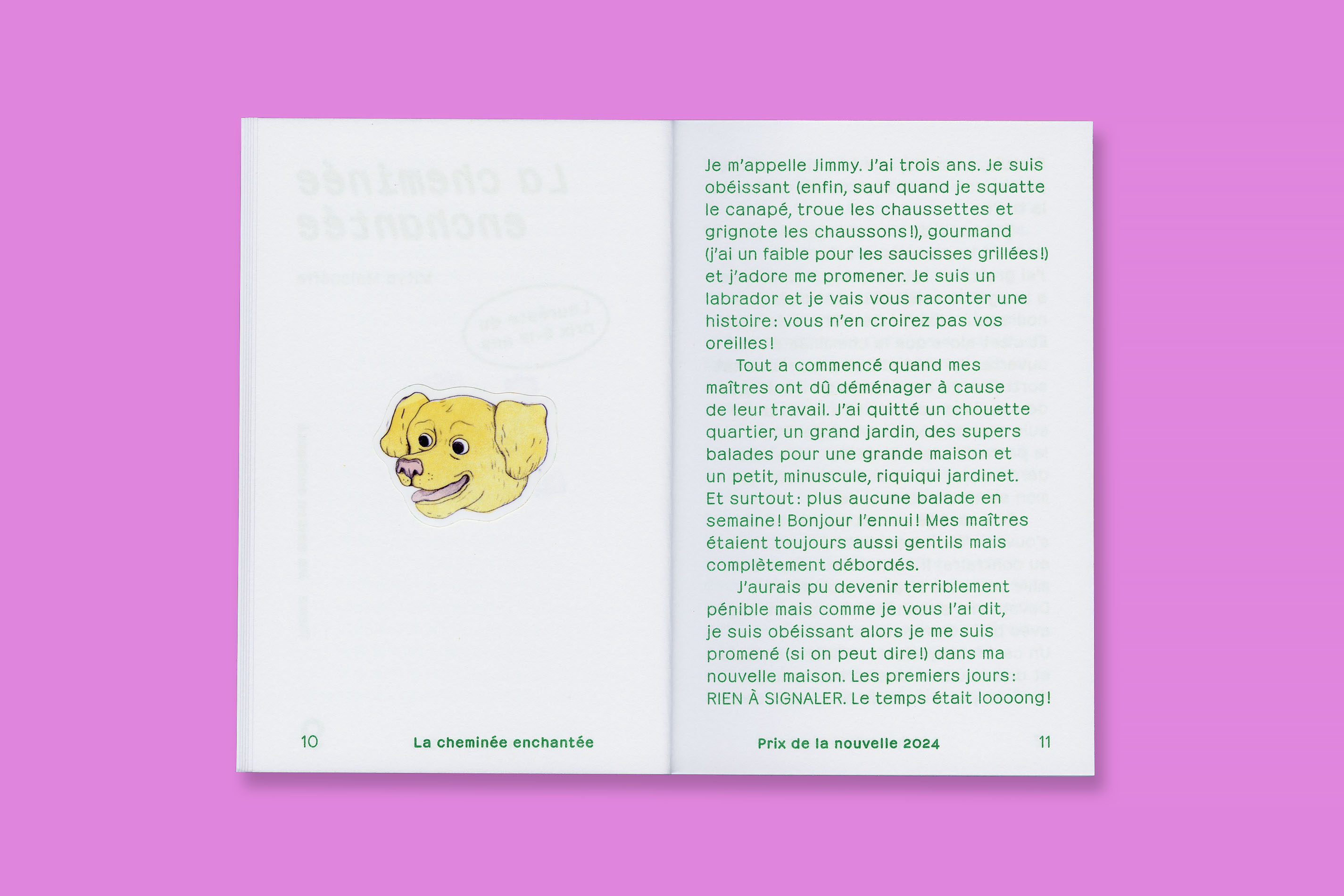 Design éditorial et impression en risographie du Prix de la nouvelle