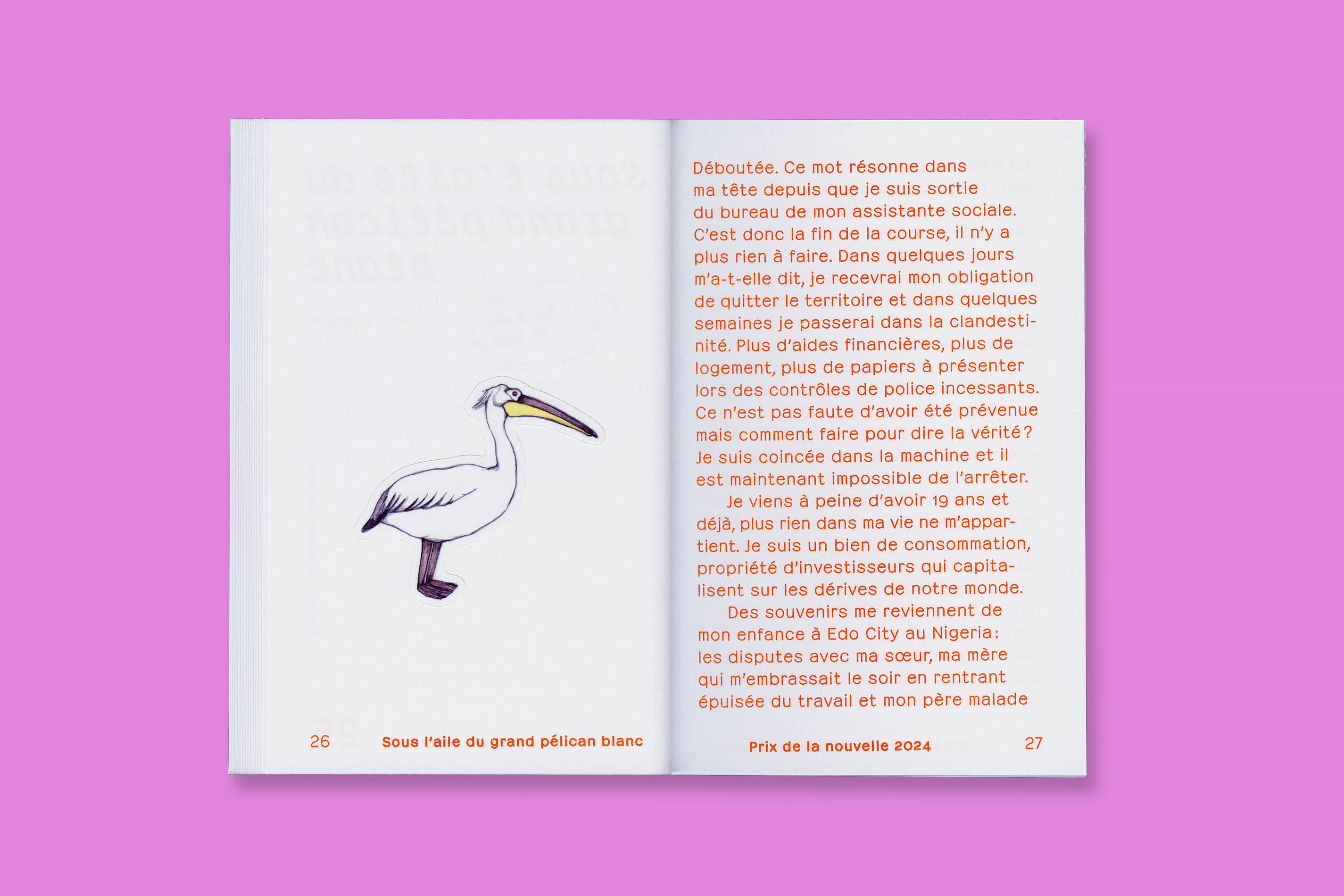 Design éditorial et impression en risographie du Prix de la nouvelle
