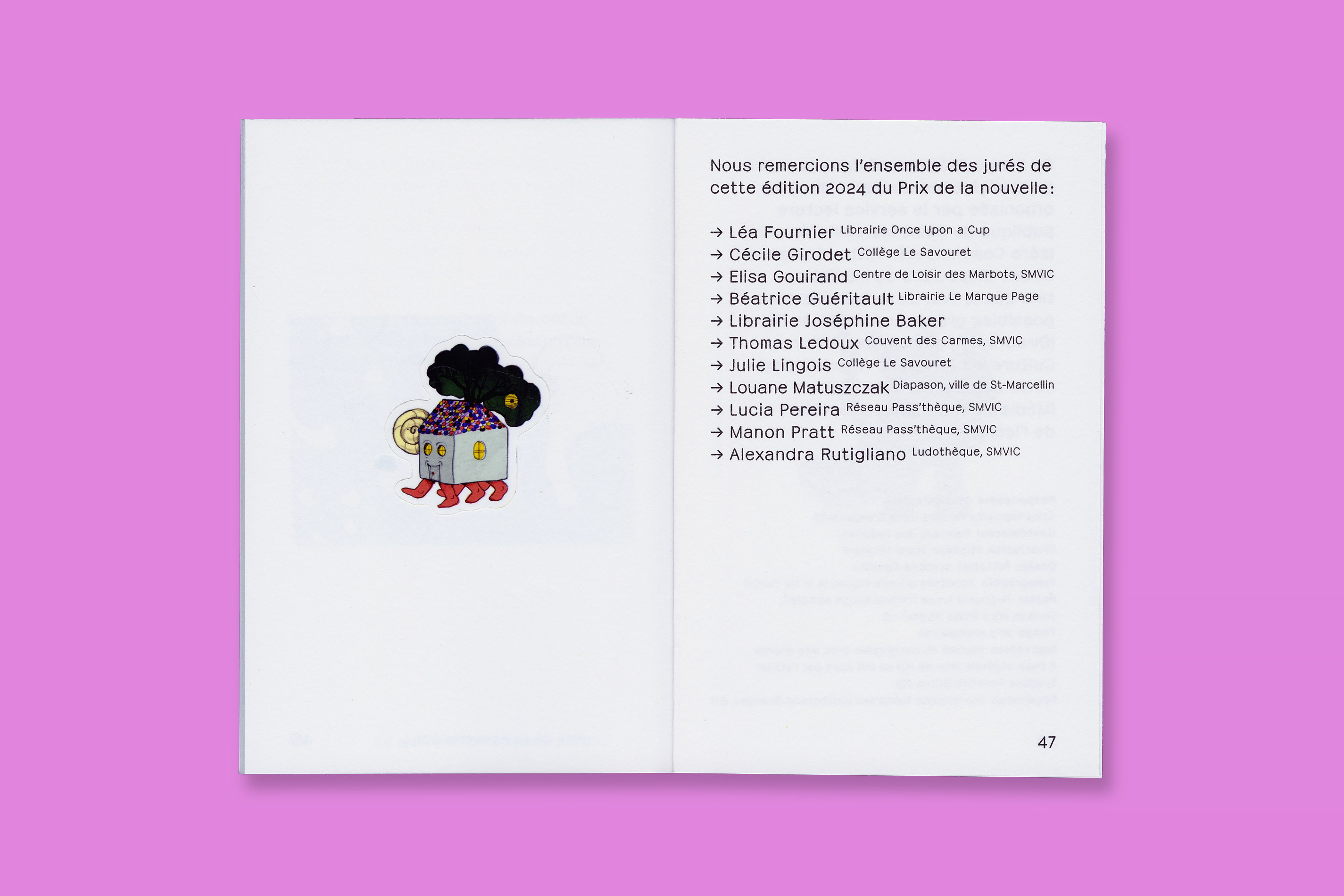 Design éditorial et impression en risographie du Prix de la nouvelle
