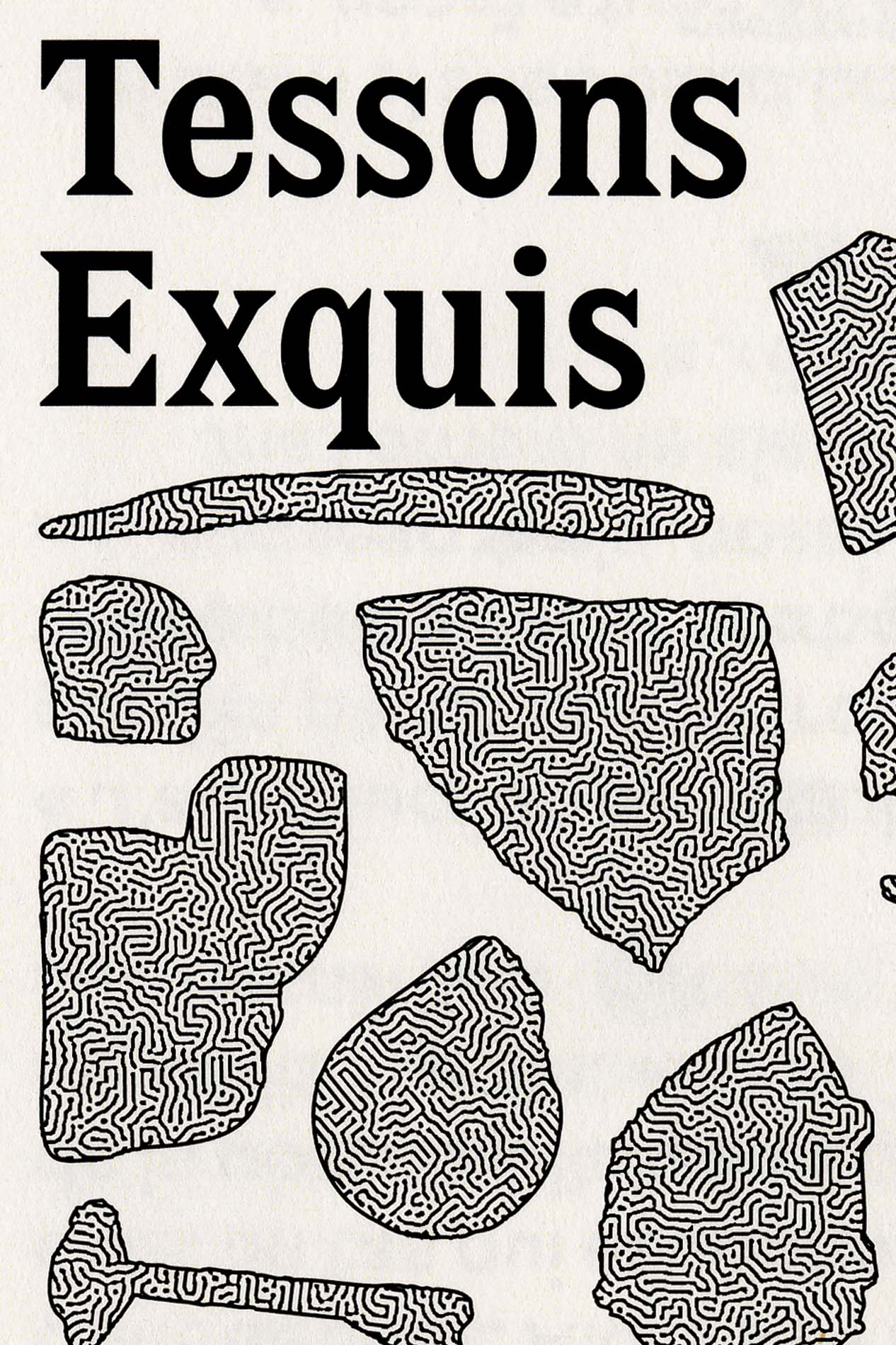 Dépliant du projet Tessons Exquis de Julie Decubber