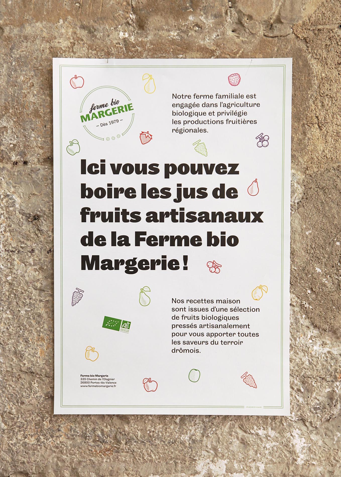 Identité visuelle de la Ferme Bio Margerie