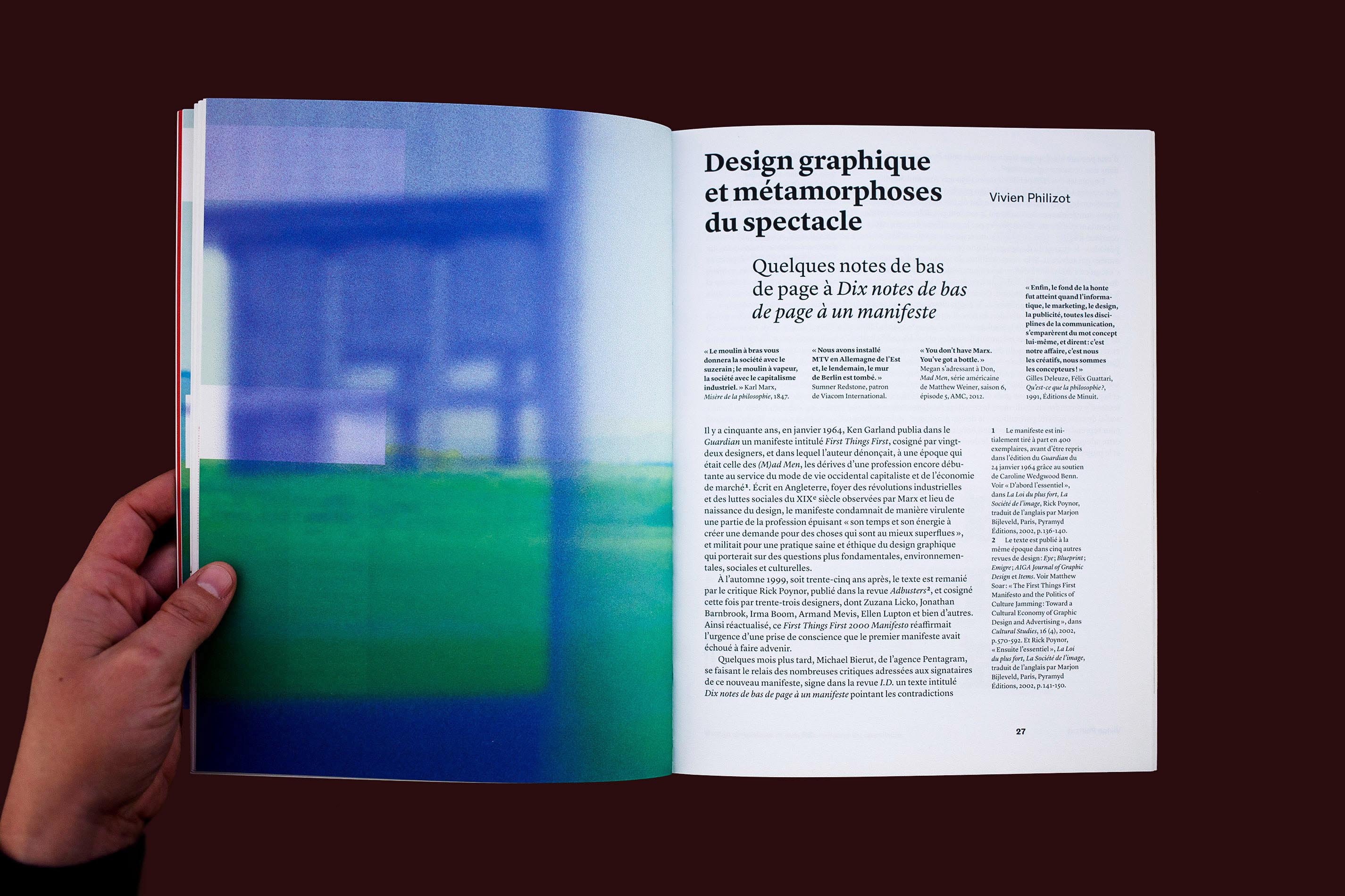 Publication Graphisme en France 2014 publiée par le CNAP